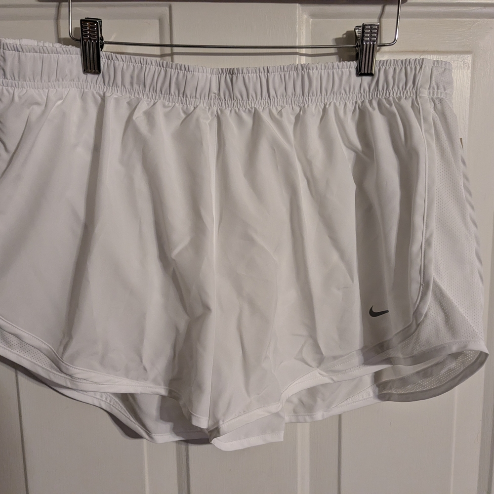 Nike Women's Athletic White Shorts
